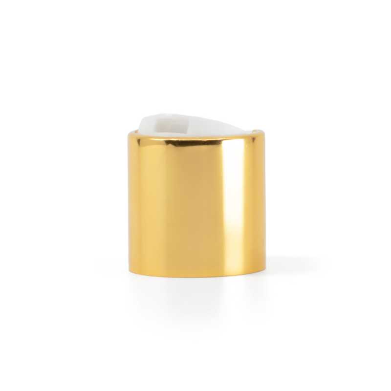 Disc top kupak 24/410, alumínium + PP, arany, fehér betét