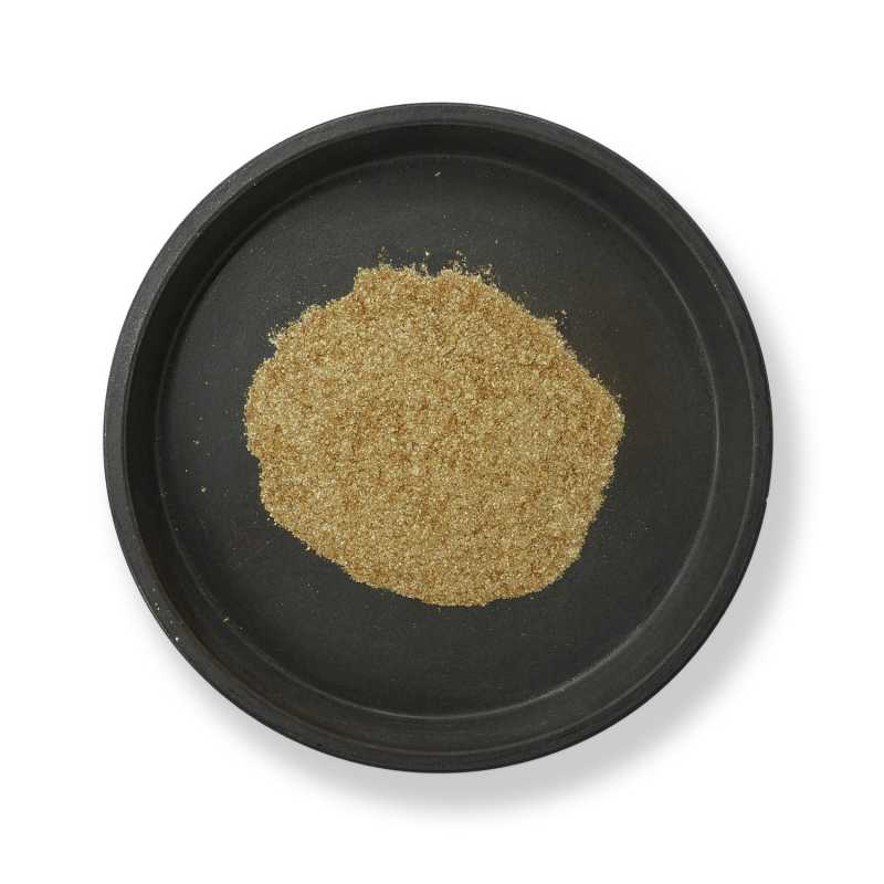 Öko csillámpor Allure, extra finom, finom arany, 100 g