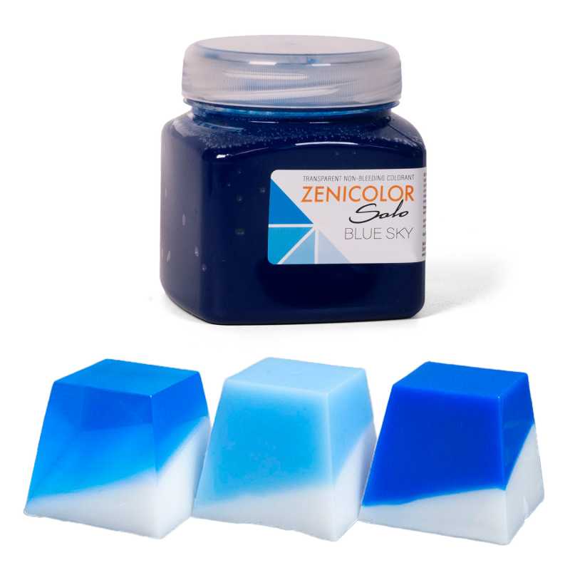 Színező Melt & Pour szappanalaphoz, ZENICOLOR SOLO 250 g, Blue Sky