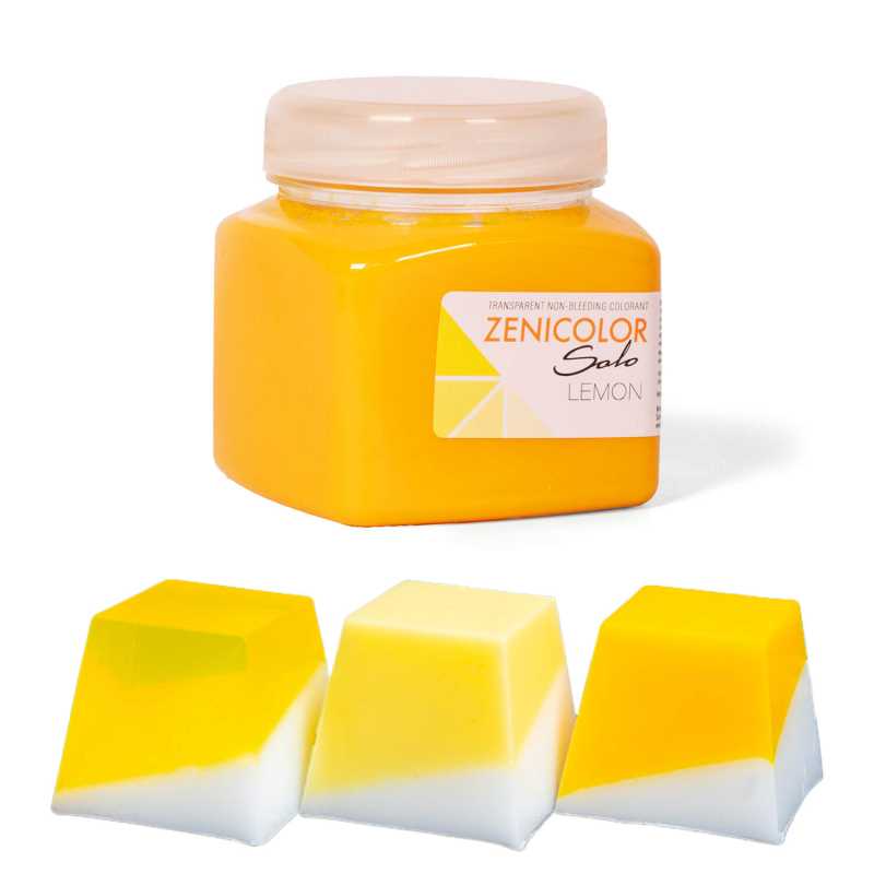 ZENICOLOR SOLO, színező Melt & Pour szappanalaphoz, 250 g Lemon