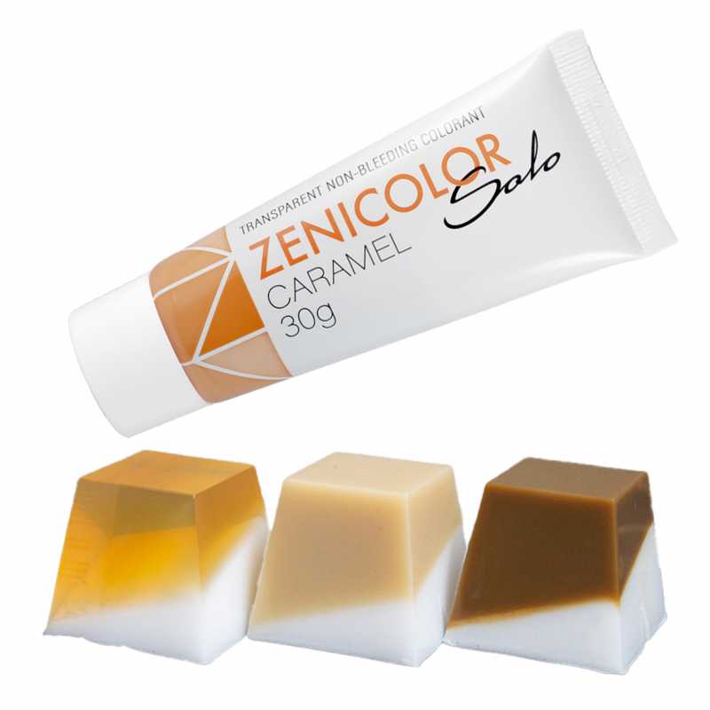 Színező önthető szappanalaphoz ZENICOLOR SOLO 30 g Caramel