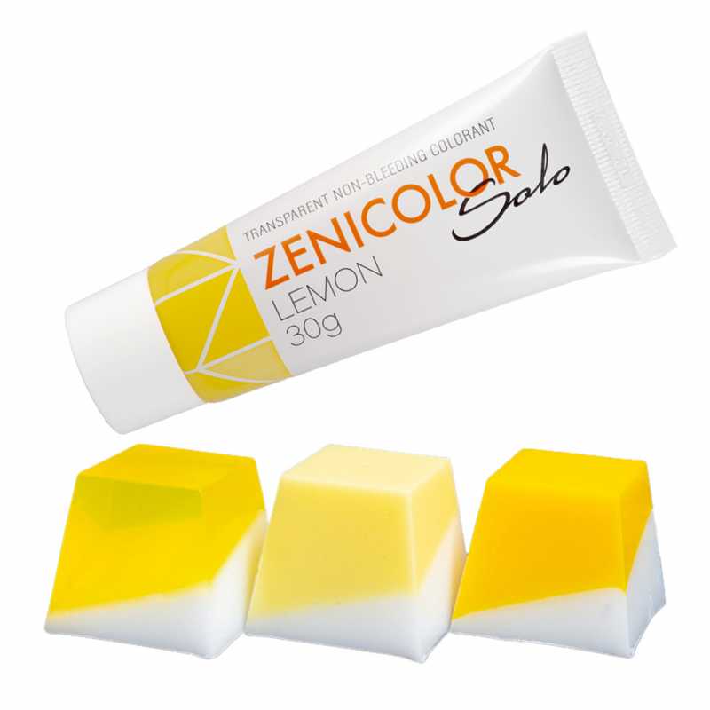 ZENICOLOR SOLO, színezőanyag önthető szappanalaphoz, 30 g Lemon