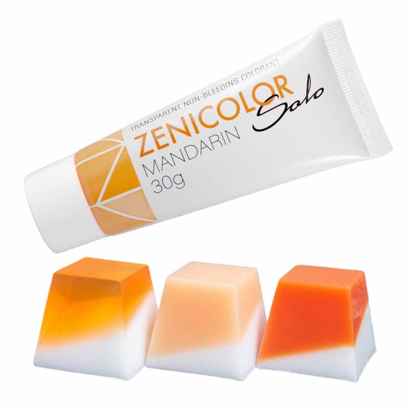Színező olvadó-önthető szappanalaphoz, ZENICOLOR SOLO 30 g, Mandarin