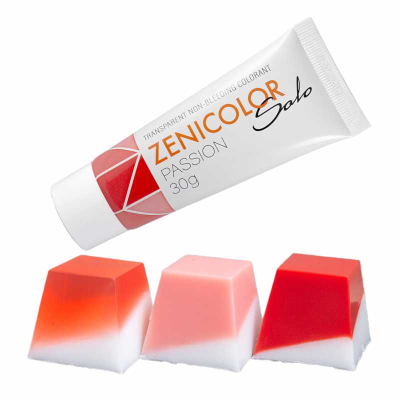 Színezőanyag önthető szappanbázishoz, ZENICOLOR SOLO 30 g, Passion