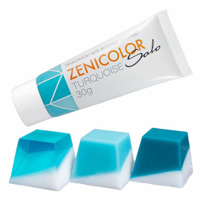 ZENICOLOR SOLO, színező Melt & Pour szappanalaphoz, 30 g Turquoise