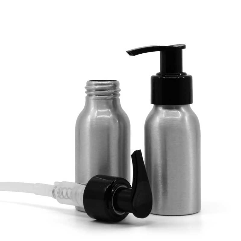 Alumínium palack fekete pumpával 50 ml