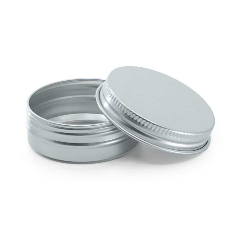 Ezüst alumínium tégely, 47 mm, 30 ml