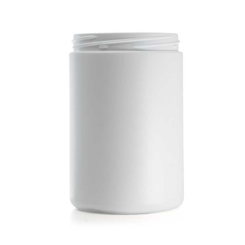 Műanyag tégely, fehér, HDPE, 1000 ml