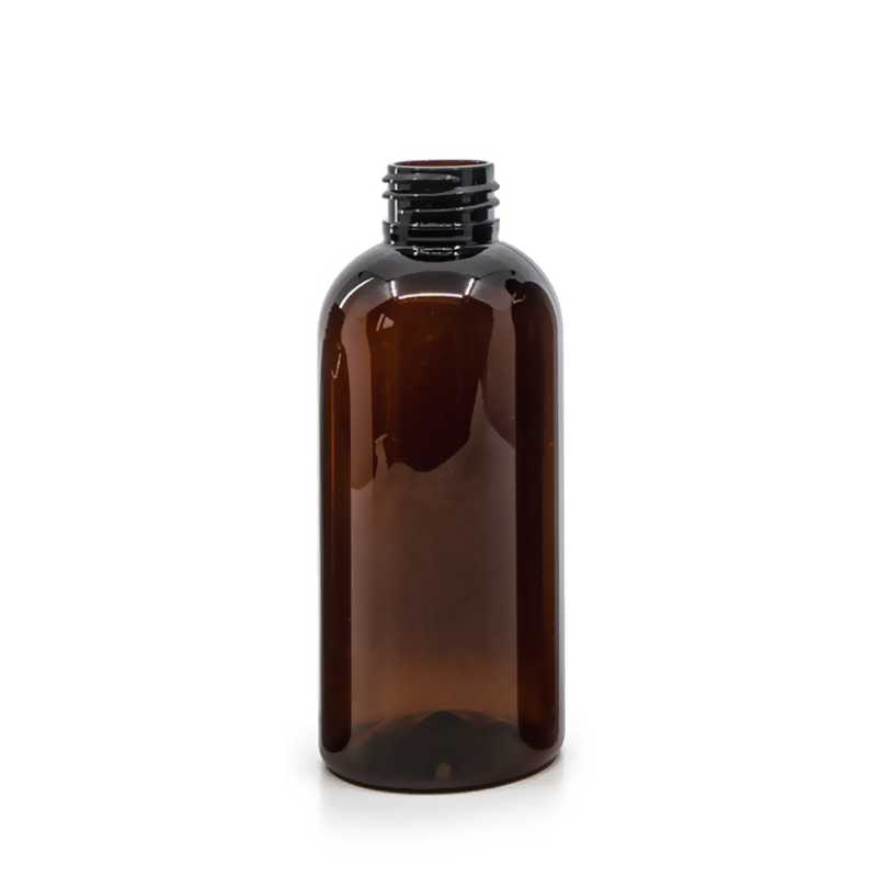 Műanyag palack, borostyánszínű, 24/410, 150 ml