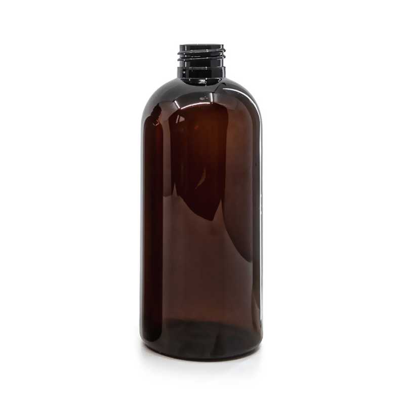 Barna műanyag palack, 24/410, 300 ml