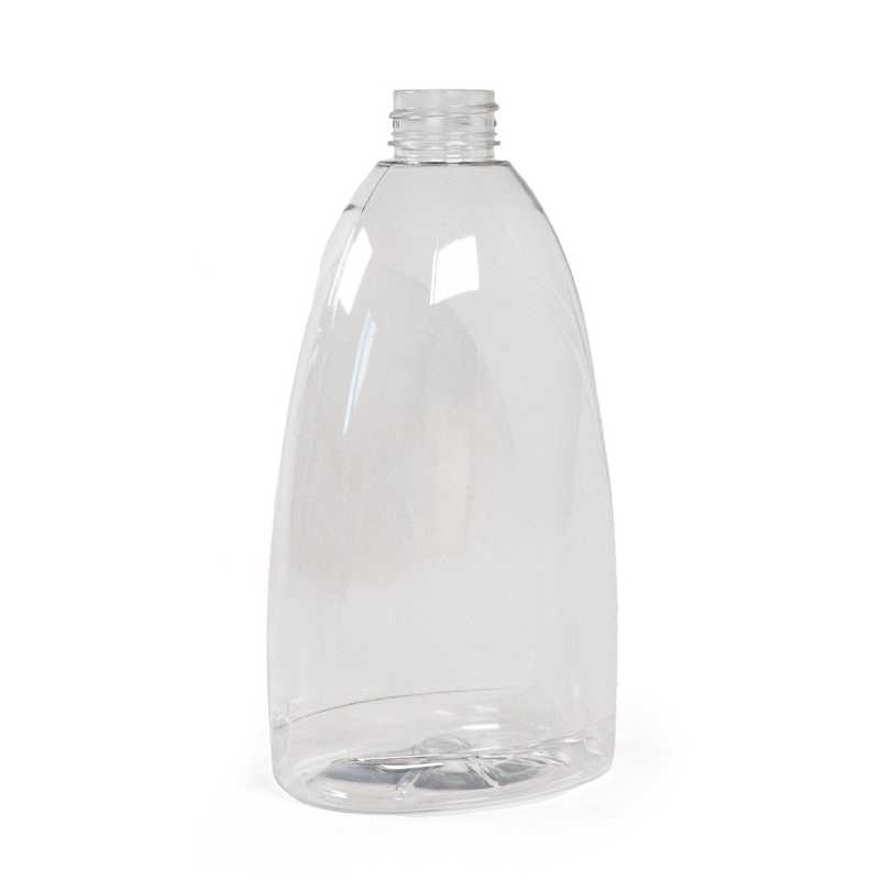 Átlátszó műanyag szappanos palack, 28/410, 500 ml