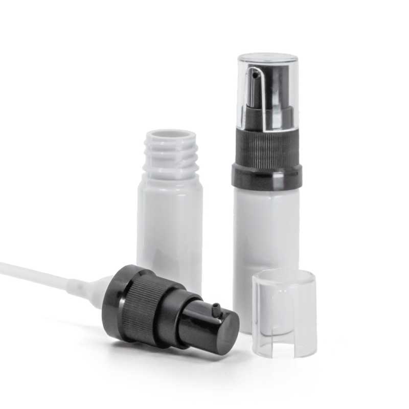 Fehér műanyag palack, olajadagoló, 10 ml