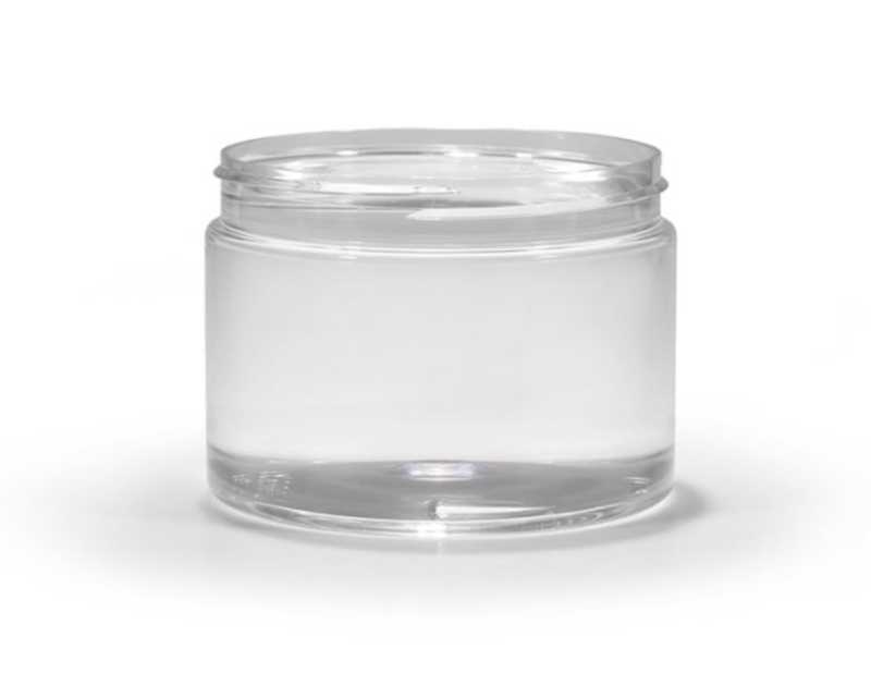 Átlátszó műanyag tégely, 500 ml