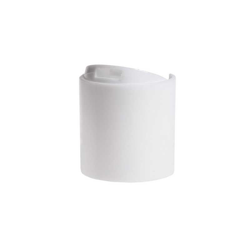 Fehér műanyag disc-top kupak 24/410