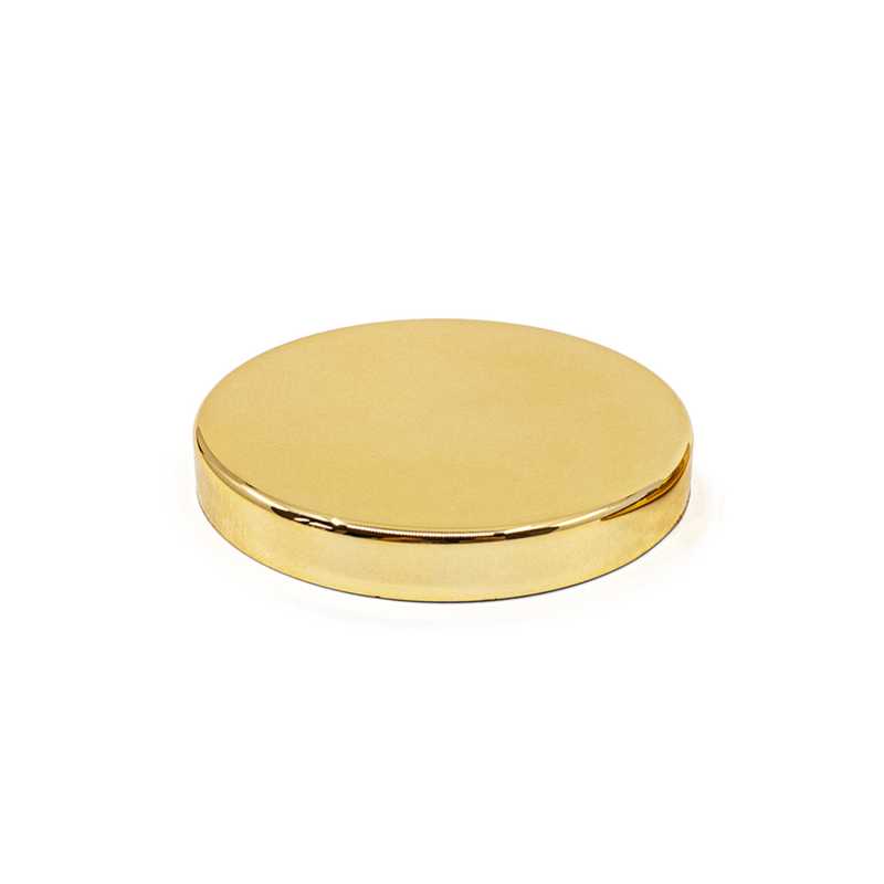 Műanyag tető 70 mm-es tégelyhez, metál arany