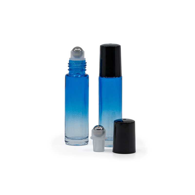 Üveg roll-on 10 ml, kék, KÉSZLETEN