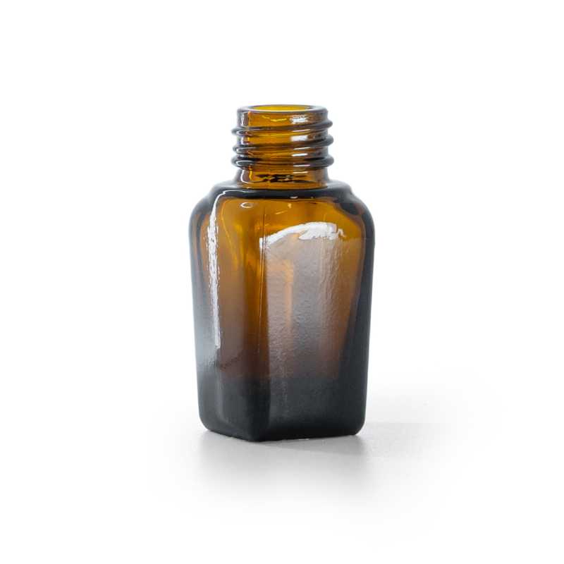 Szögletes barna üvegpalack 10 ml 160 db