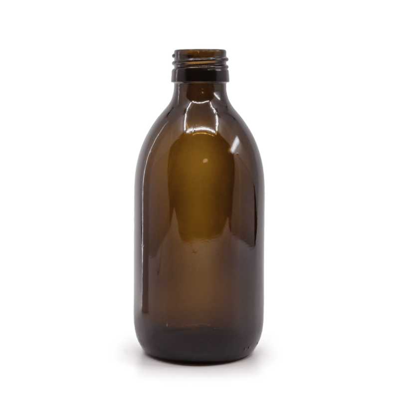Barna üvegpalack, PP28S, 250 ml