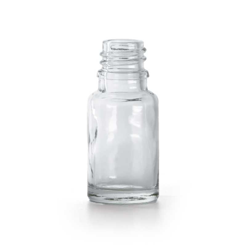 Átlátszó üvegcse, 10 ml, 160 db