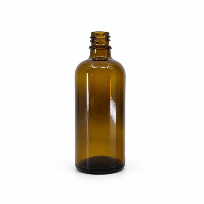Barna üvegpalack, B típus, 100 ml