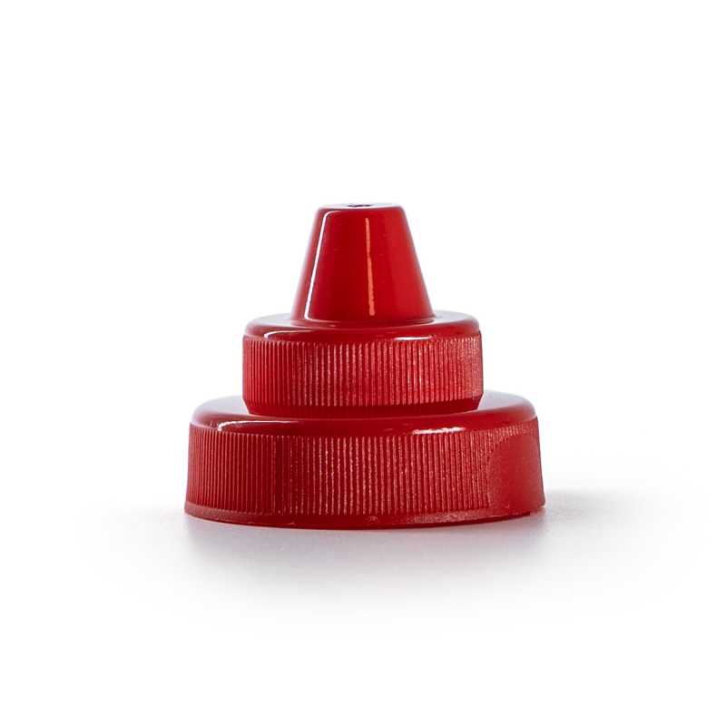 Piros műanyag kupak WC-tisztító flakonhoz
