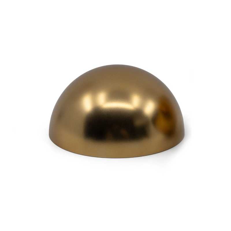 Aranyszínű műanyag kupak gömbölyű 30 ml tégelyhez